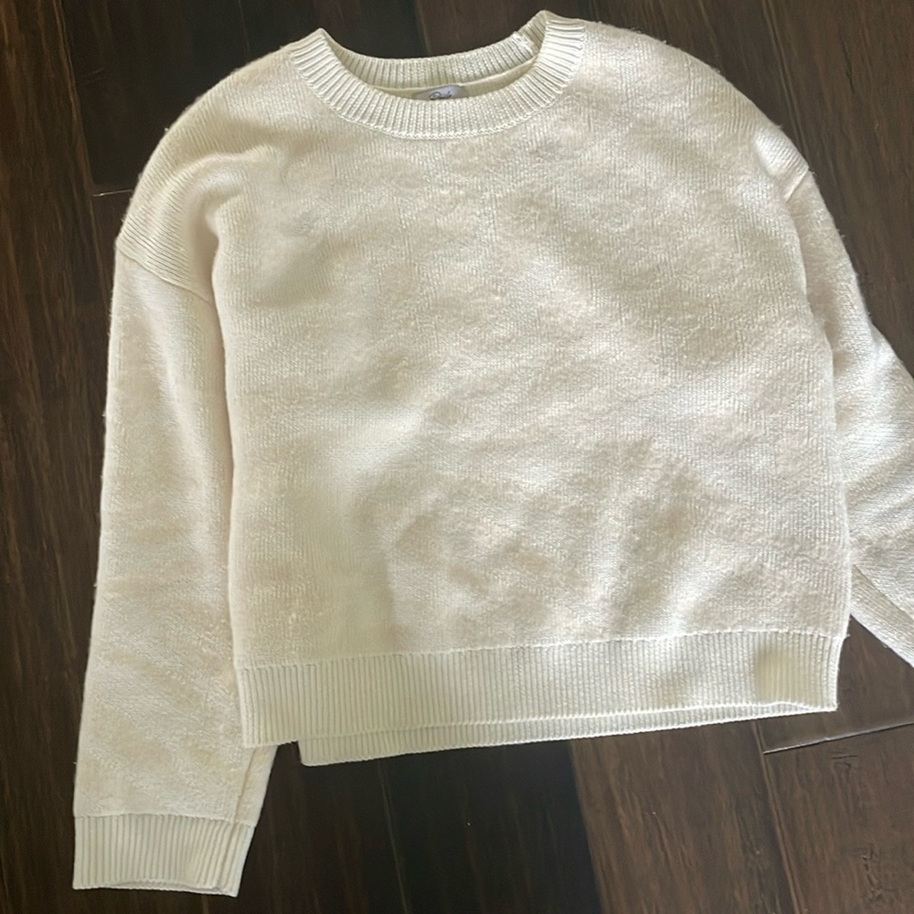 Rails Chance Wool cashmere blend sweater sz medium. EUC ivory/creme